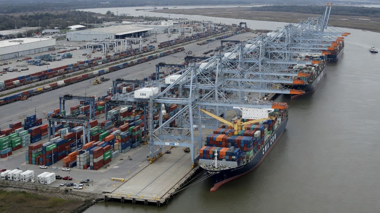 Garden City Terminal on the Savannah River