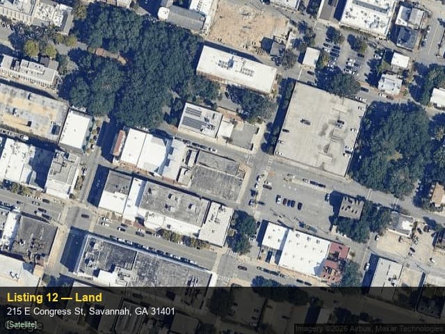 215 E Congress St, Savannah, GA 31401 — Land property for sale