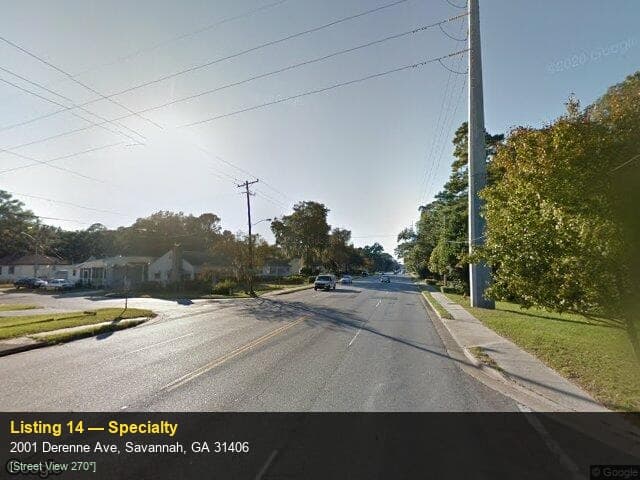 2001 Derenne Ave, Savannah, GA — Specialty property for sale