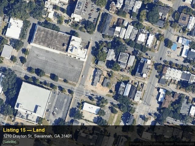 1210 Drayton St, Savannah, GA — Land property for sale