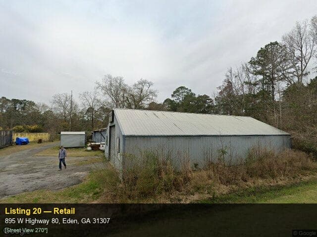 895 W Highway 80, Eden, GA — Retail property for sale