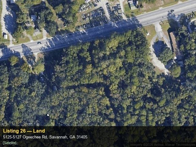 5125-5127 Ogeechee Rd, Savannah, GA — Land property for sale